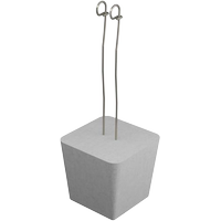 Concrete support blocks