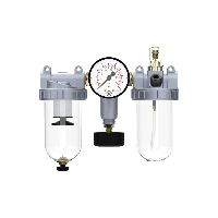 Vzdrževalna enota 3-delna »Standard«, s polikarbonatnim rezervoarjem, BG 2, G 3/8