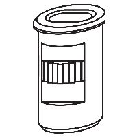 maco bolt sleeve with spring cover 17x30mm for drilling in