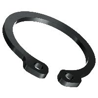 Sicherungsringe für Wellen Regel DIN 471-Federstahl schwarz