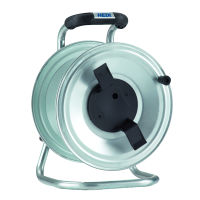 Tambor portamanguera neumático 1/4 pulgada sin manguera, Tipo: LEER