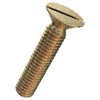 Senkschrauben mit Schlitz DIN 963-Messing