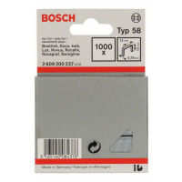 Fin trådklamme type 58, 13 x 0,75 x 12 mm, pakke a 1000 stk.