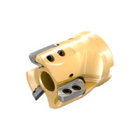 HSM90S FAL-D2.0-2-.75-22 90° Face Mills Carrying Super Positive and Polished Rake Inserts for Machining Aluminum at High Rotation Speeds