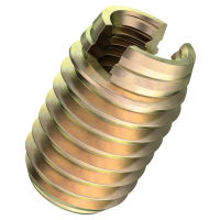 RAMPA Gewindebuchsen Typ ES Stahl verzinkt gelb