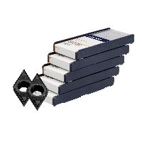 Płytka skrawająca DCGT do obróbki wykańczającej 50 szt., HB7315-1, Rozmiar: 070202