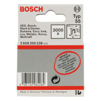 Smalrygget hæfteklamme type 55, hærdet 6 x 1,08 x 28 mm, 3000-pak