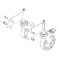 Jeu de rouleaux avec kit de montage
