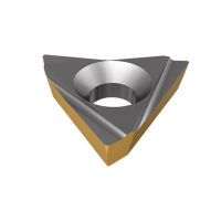 TPGH 110204-XL IC570 Dreieckige, positive Wendeschneidplatte mit 11° Freiwinkel und geschliffenem Spanformer zum Schlichten