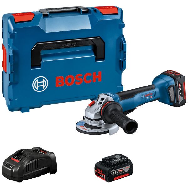 BOSCH Smerigliatrice angolare a batteria GWS 18V-10 P (2x5,0Ah, L-Boxx)