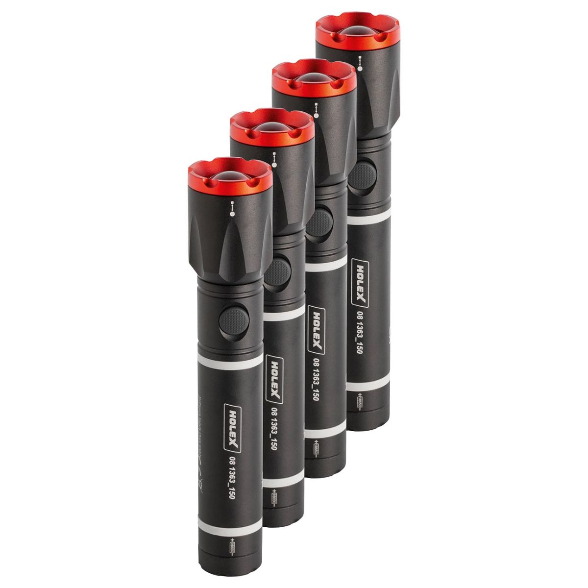 Vorteilspack LED Taschenlampe mit Akku HOLEX