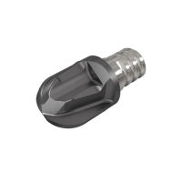 MM HRF120-2T08 IC903 Têtes de fraisage hémisphériques de finition interchangeables, 2 dents, carbure monobloc.