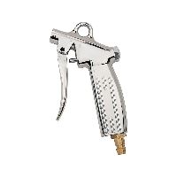 Blæsepistol uden dyse, trykstøbt aluminium, forniklet, nippel NW 7, 2 - 7, 8