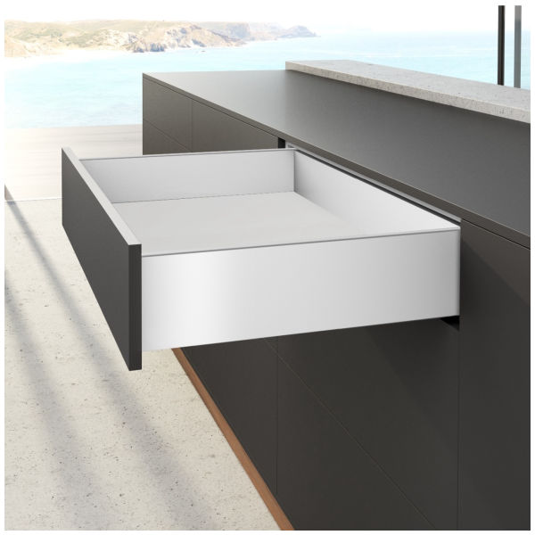 Hettich Huisserie AvanTech YOU H139 LN 450 mm ga/dr blanc