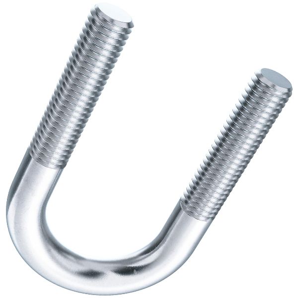 Staffa tonda in acciaio o dadi forma A DIN 3570A acciaio znb