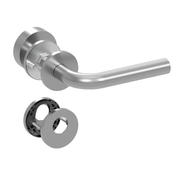 Qolibri Pullbloc® ultra Wechselgarnitur 1100 Rundrosetten Edelstahl matt