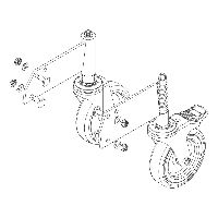 Jeu de rouleaux avec kit de montage