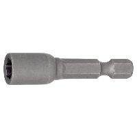 Antgalis vidiniams raktams 1/4 colio E 6,3 su magnetu, Rakto dydis: 13mm