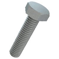 Viti a testa esagonale IF DIN 933 / ISO 4017-8.8 U zincato a caldo