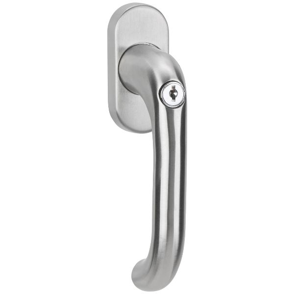 MEGA Poignée de fenêtre 03-32250-41410 139x53mm inox