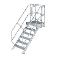 Schodišťový modul hliníkový vlnitý 6 stupňů