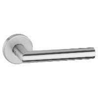 Glutz Türdrücker 5071 Memphis Edelstahl matt 130x55mm Ø20mm