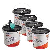 Formato convenienza: secchio dispenser panni per la pulizia WypAll®, 5 pezzi