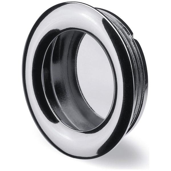 Hettich Poignée d'insertion Borgoa ø 41 mm chromé brillant