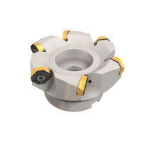 IQ845 FSY D8.0-14-2.5-R07 50°-Planfräser für quadratische Wendeschneidplatten mit 8 Schneidkanten