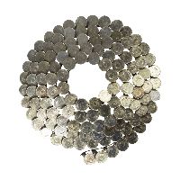 Rundhovedede søm til M18FRCN45;Spiralsøm med 15 graders hældning