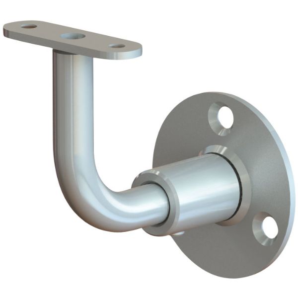 Support de main courante acier plat 50x15x3mm réglable