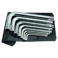 Spline L-wrench set, Number of screwdrivers: 8