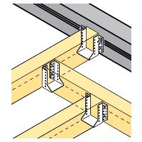 SST Sabots pour poutres BSN en une pièce znf 80x150x2
