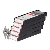 Inserto VBMT per lavorazioni medie 50 pezzi, HBT020, Dimensione: 160404