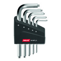 Kuusiokoloväänninsarja, taivutettu tappi, Ruuvinvääntimien lkm.: 5