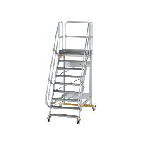 Plošinové schodiště, pojízdné 60° šířka stupně 1000 mm 9 stupňů