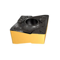 CNMX 120708-M4PW IC8250 Doppelseitige, rhombische 80°-Wendeschneidplatte mit helikaler Schneidkante für hohe Abspanraten