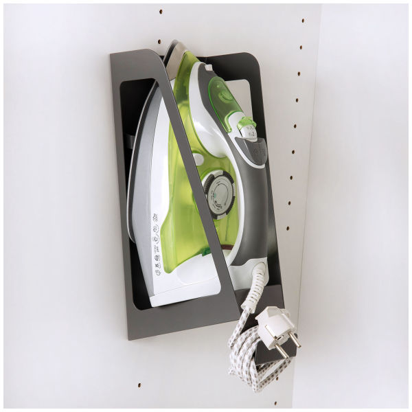 Hettich Support de fer à repasser pour à visser anthracite