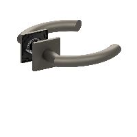 Qolibri Pullbloc® ultra Drückerpaar 1085 Quadratrosetten Titan satin