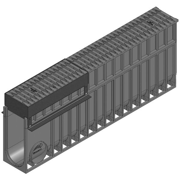 RECYFIX®MONOTEC 100 Elément visitable type 380 1000 mm