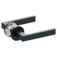 Qolibri smartbloc® 1040 WC rosaces rondes Black satin