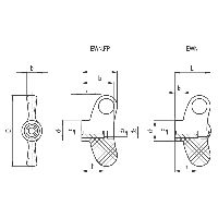 ELESA Flügelmuttern PA grau-sw/INOX EWN.SST-FP