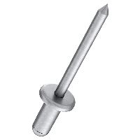 Rivetti a strappo GESIPA, alluminio, testa bombata, alluminio / acciaio