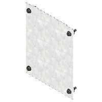 RECYFIX®MONOTEC 100 Abschlusswand mit Schraubensatz zn