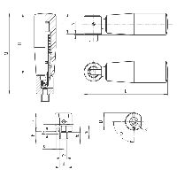 ELESA klappbare Griffe Duroplast schwarz IR.302
