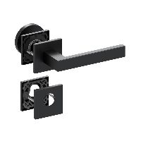 Qolibri Pullbloc® ultra Wechselgarnitur 1040 Quadratrosetten Black satin