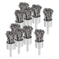 Pack promotionnel 10 brosses pinceaux torsadées, fil d’acier