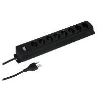 Multiprise Prime Line Type 13 noire