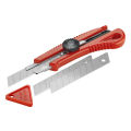 Snap-off blade cutter set, 18mm, "MEGA" L-550, 5pcs.