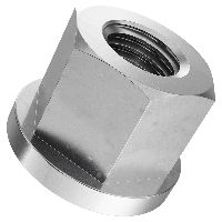 Sechskantmuttern 1,5d mit Bund DIN 6331B-rostfrei A2